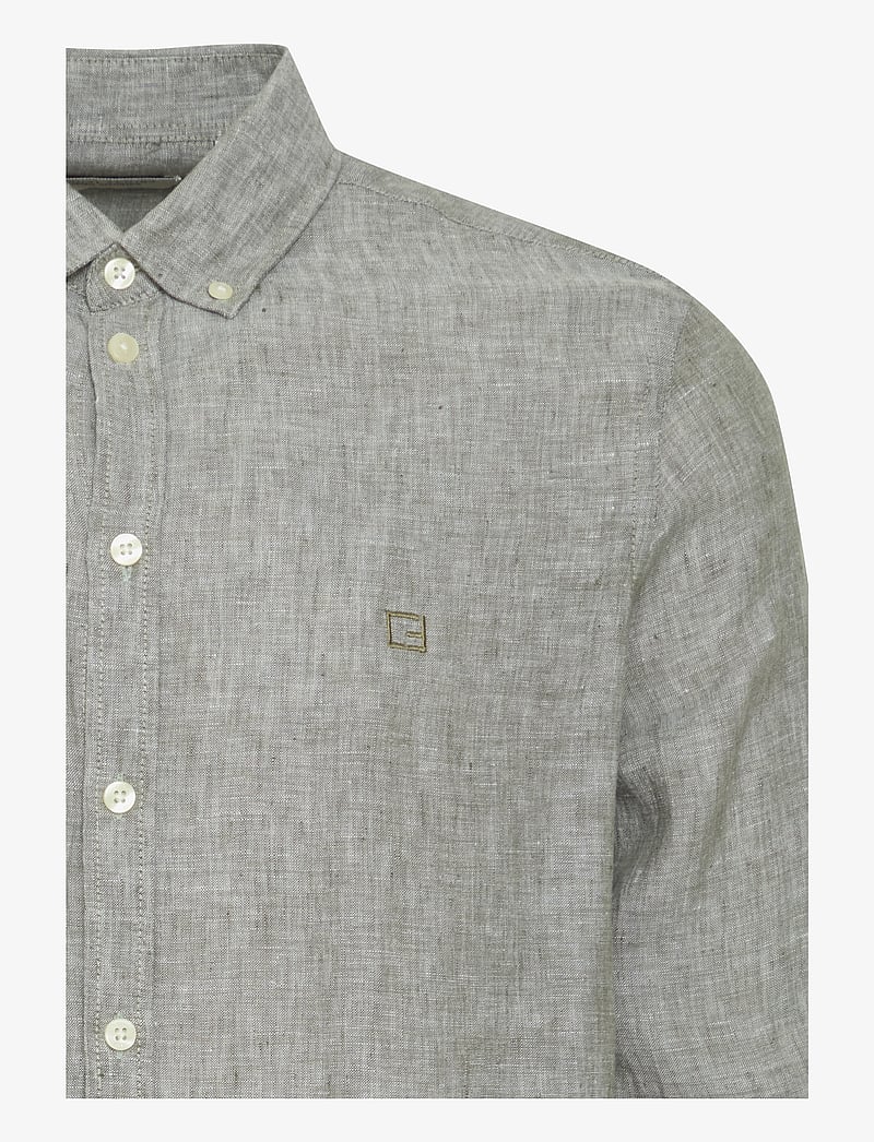 Casual Friday - CFANTON BD LS LINEN SHIRT - hørskjorter - agave green - 3