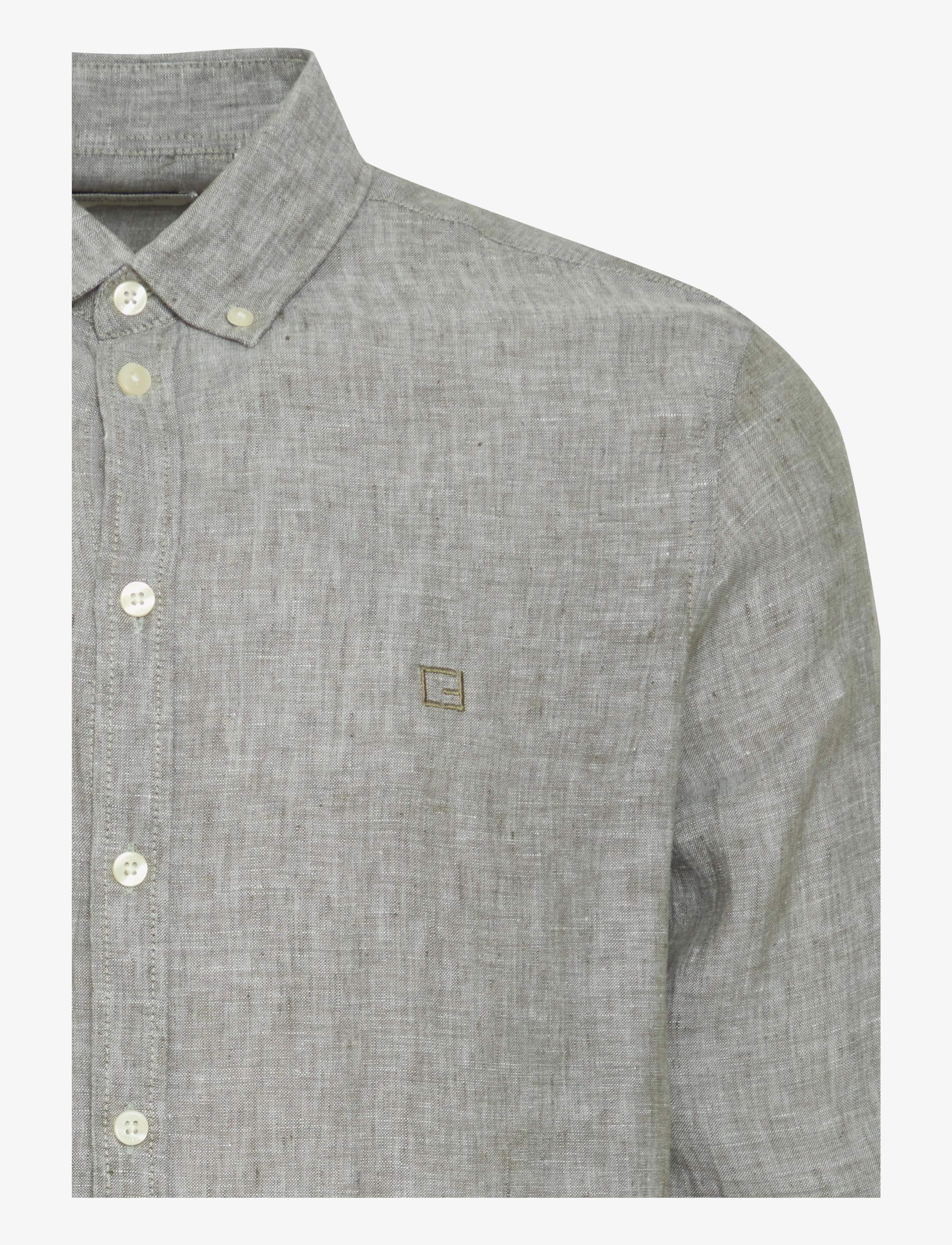 Casual Friday - CFANTON BD LS LINEN SHIRT - linen shirts - agave green - 3