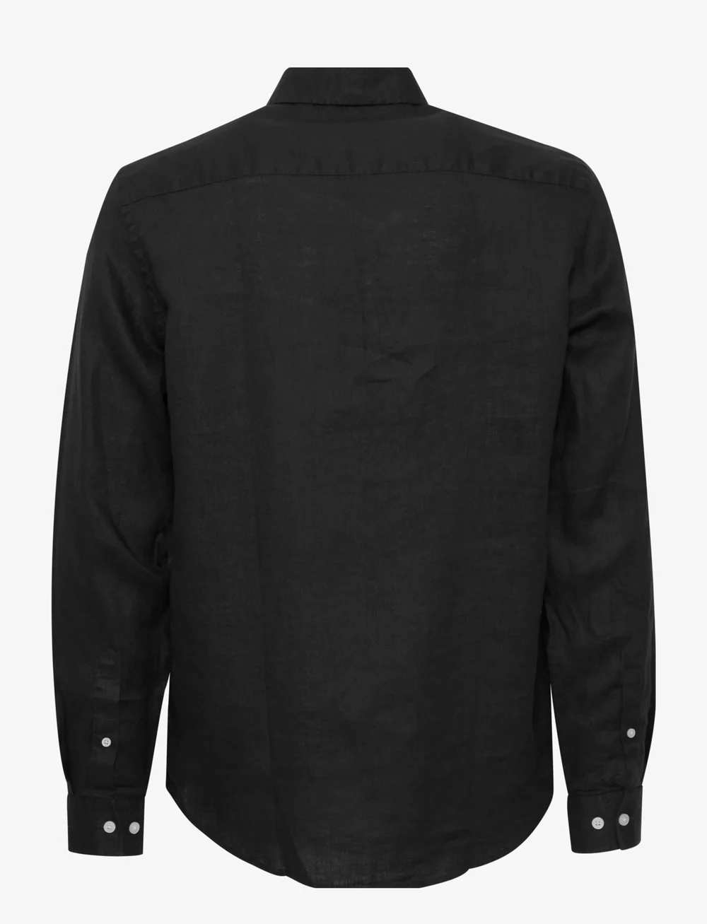 Casual Friday - CFANTON BD LS linen shirt - linased särgid - black beauty - 2