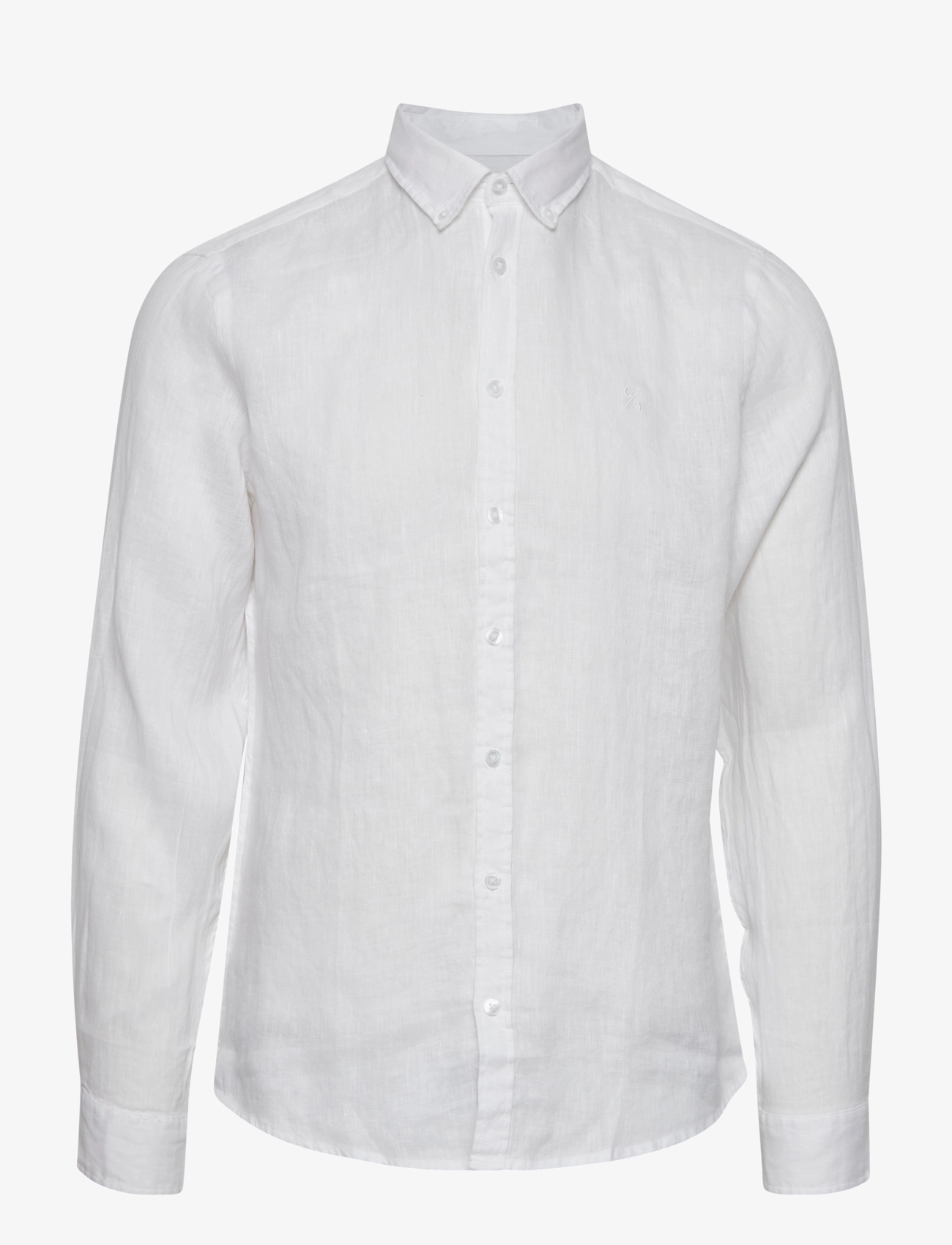 CASUAL FRIDAY Cfanton Bd Ls Linen Shirt Weiß - XL - Herren