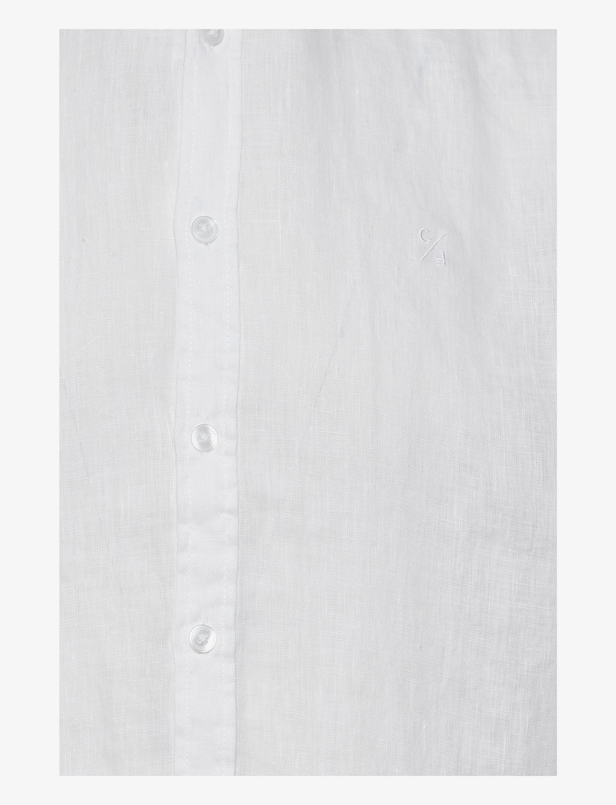 Casual Friday - CFANTON BD LS LINEN SHIRT - leinenhemden - bright white - 3