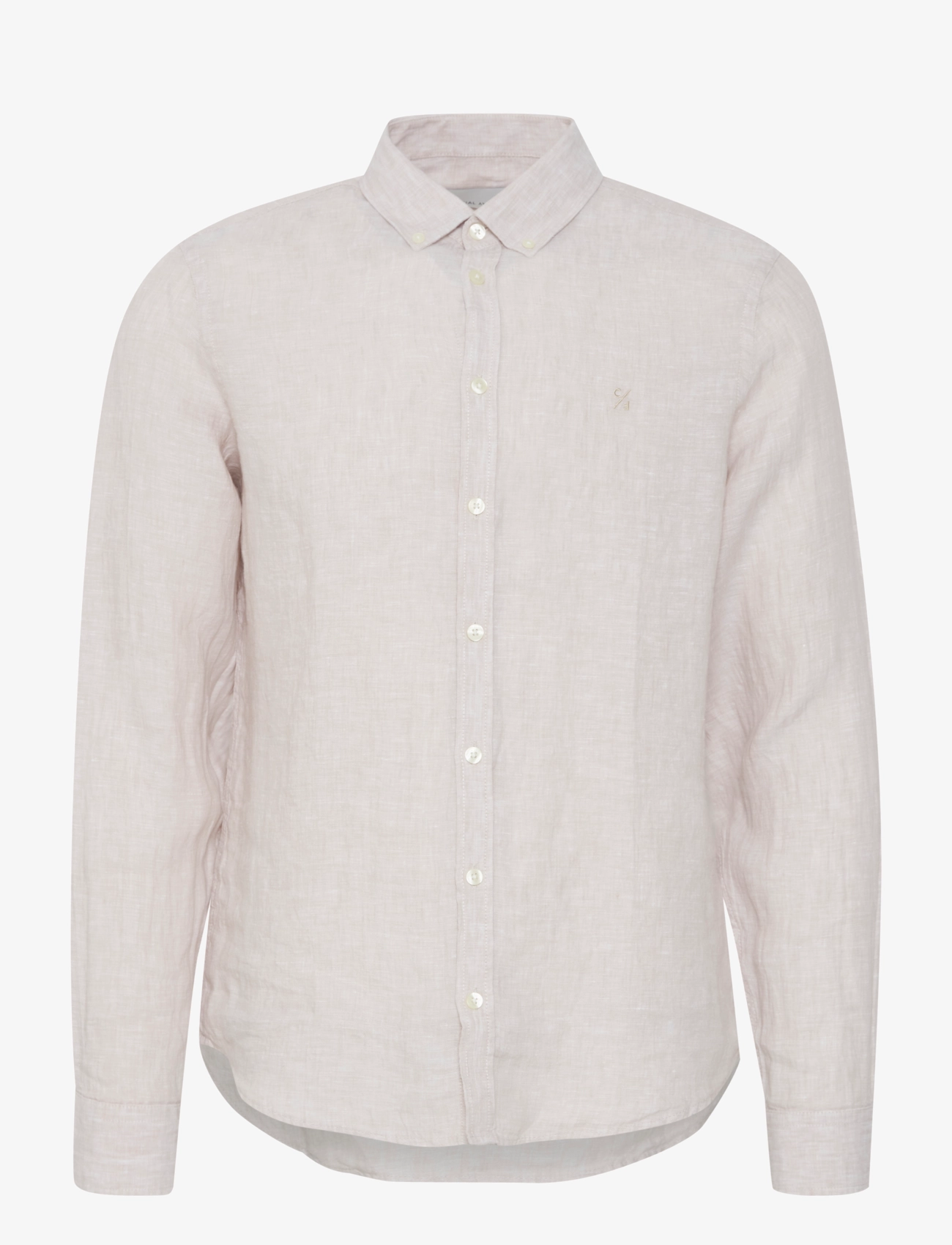 CASUAL FRIDAY Cfanton Bd Ls Linen Shirt Beige - XL - Herren