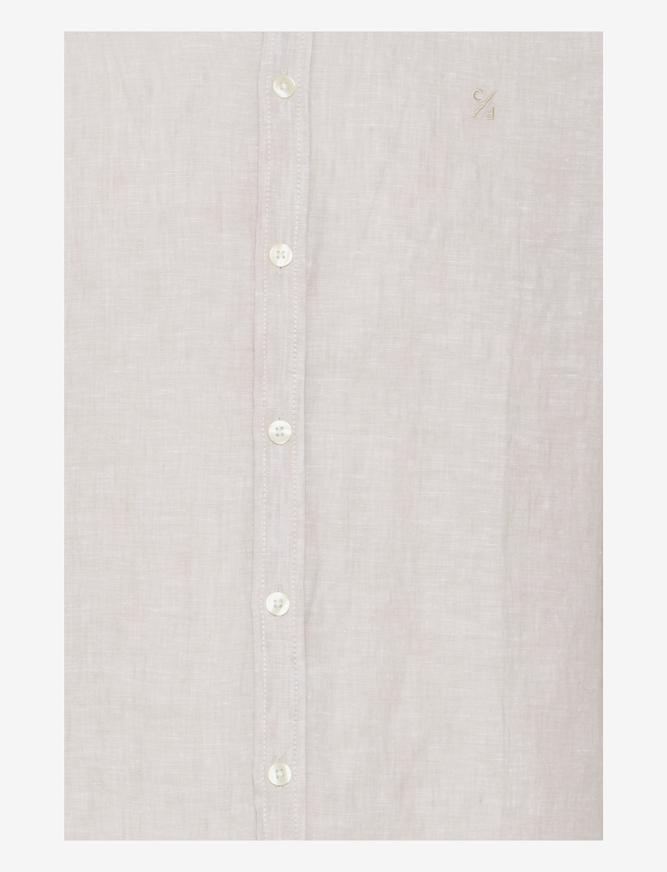 Casual Friday - CFANTON BD LS linen shirt - hørskjorter - chateau gray - 3