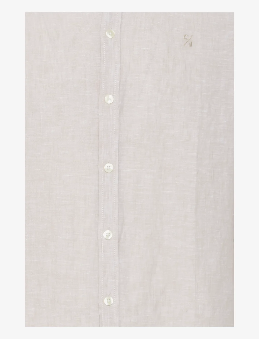 Casual Friday - CFANTON BD LS linen shirt - leinenhemden - chateau gray - 3