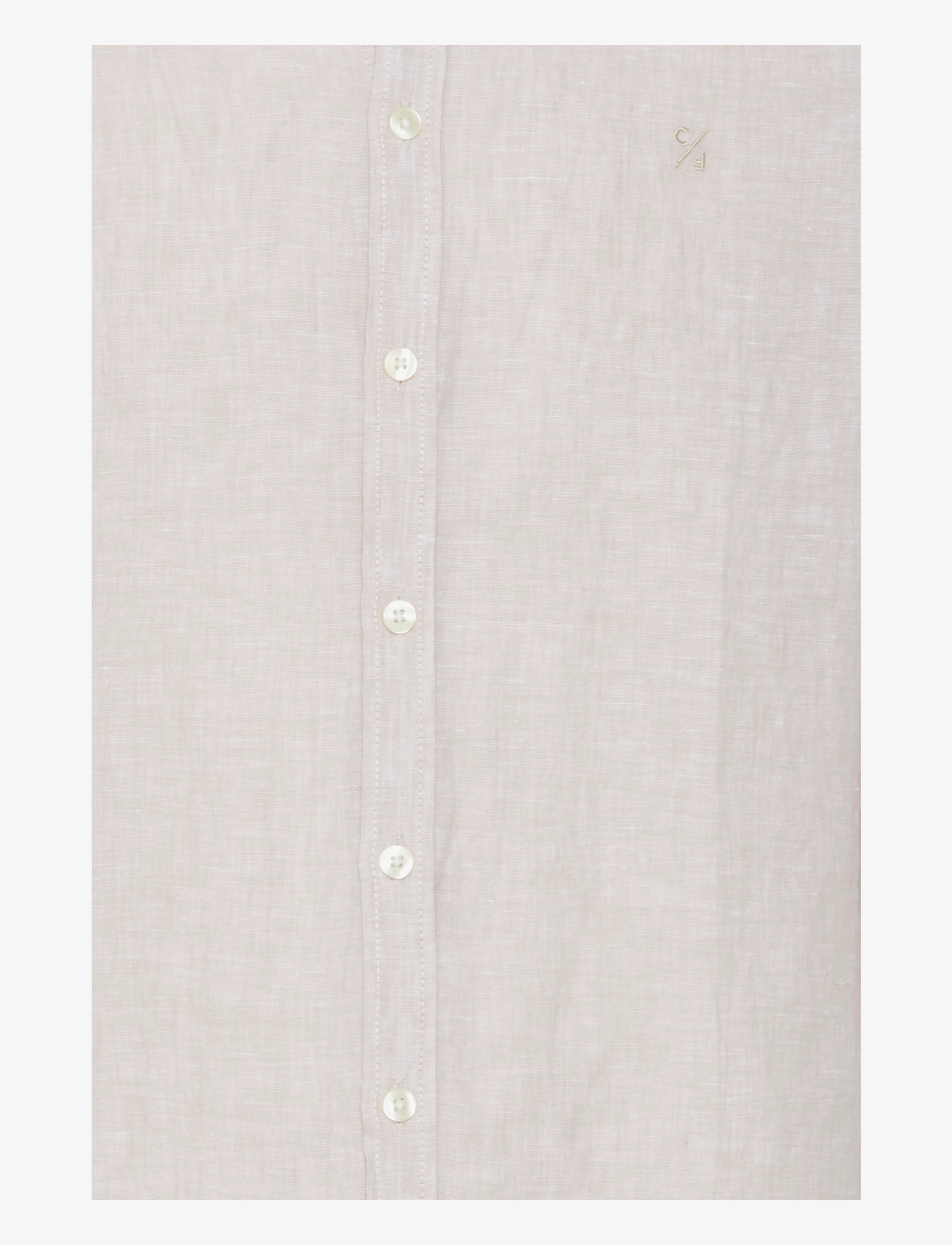 Casual Friday - CFANTON BD LS LINEN SHIRT - linneskjortor - chateau gray - 3
