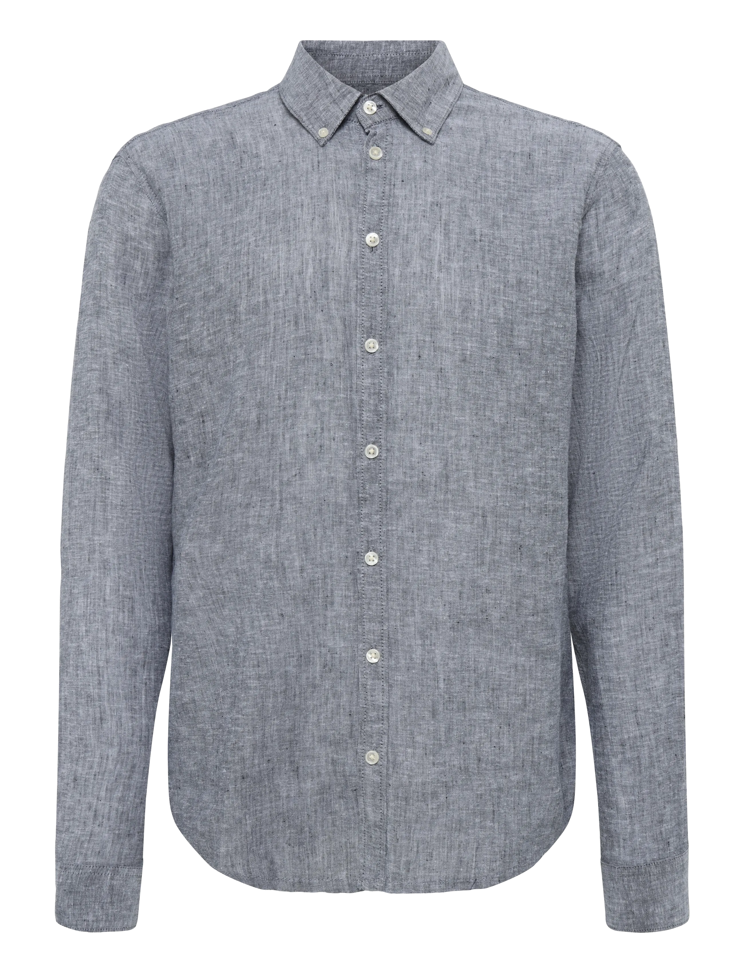 Casual Friday CFANTON BD LS LINEN SHIRT - Casual Friday - DARK NAVY / navy