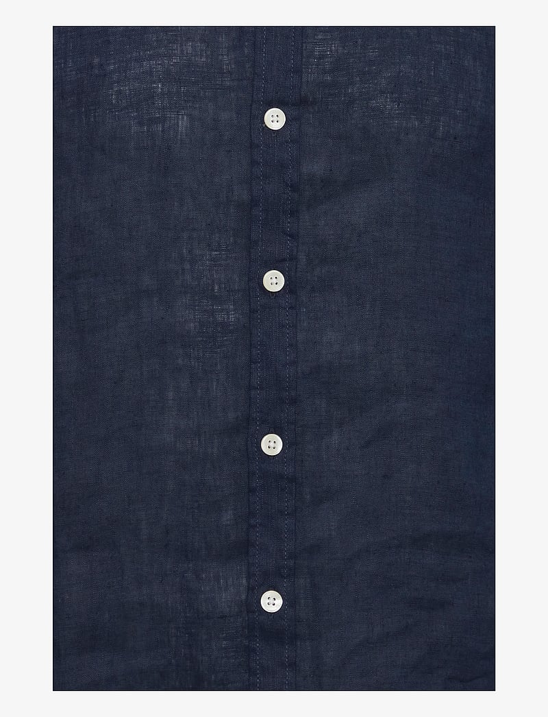 Casual Friday - CFANTON BD LS LINEN SHIRT - hørskjorter - navy blazer - 3