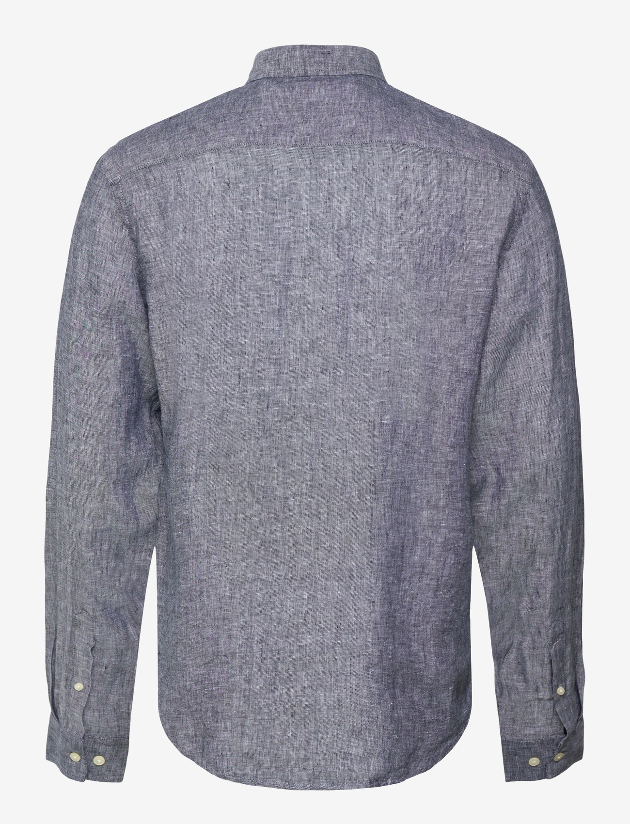 Casual Friday - CFANTON BD LS linen shirt - leinenhemden - navy blazer melange - 1