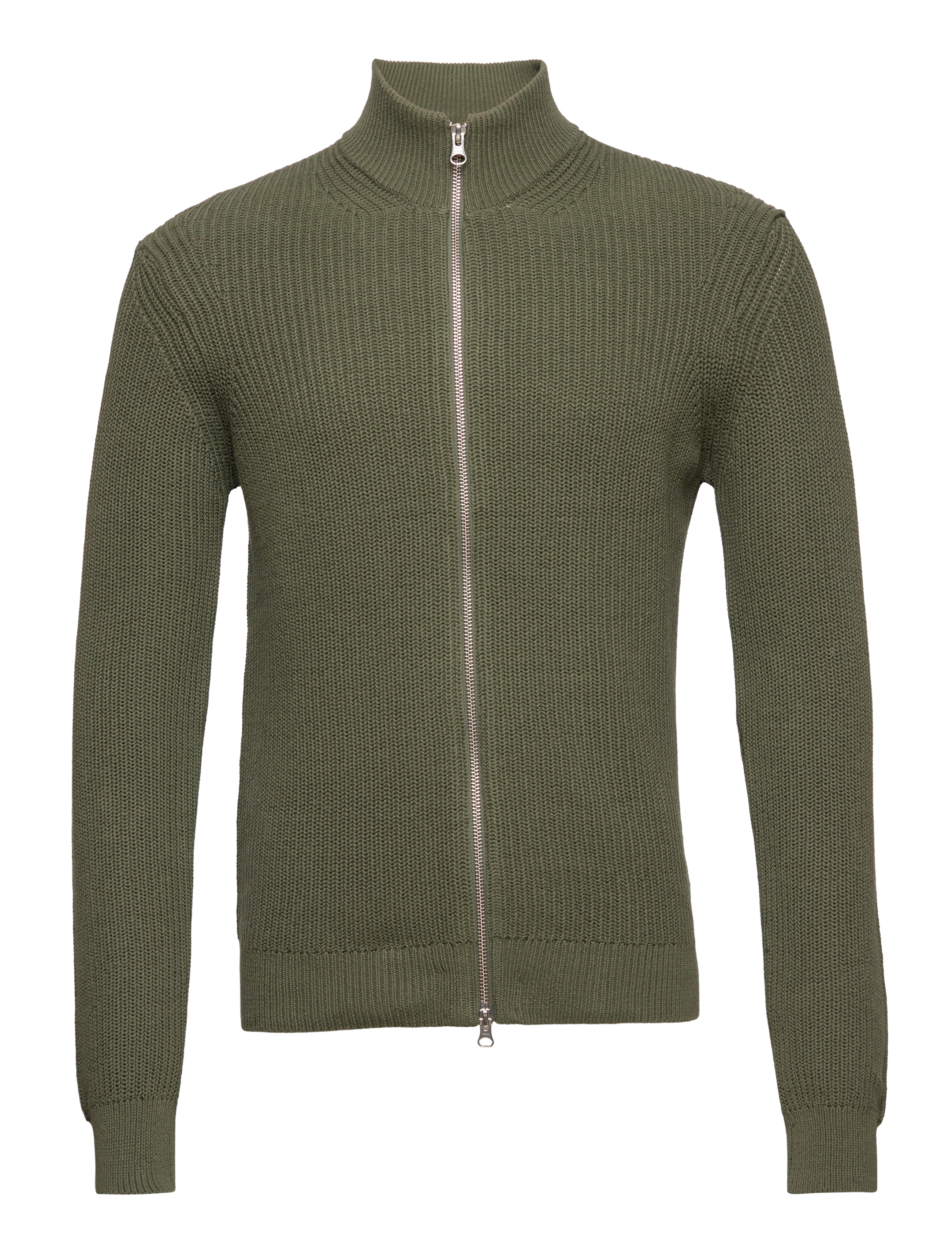Casual Friday - Kurt 0034 zipper cardigan - beetle - 1