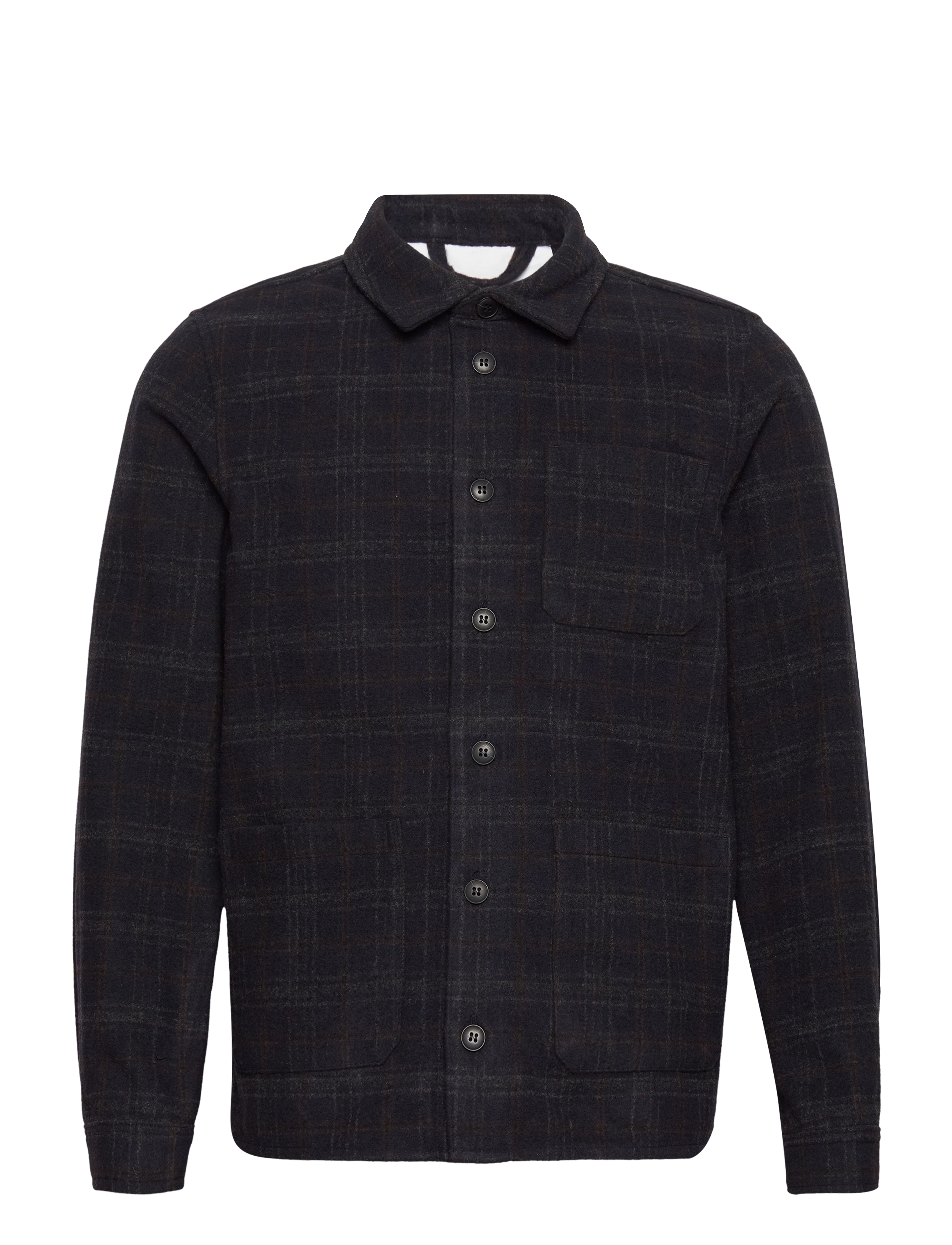CASUAL FRIDAY Cfjeux Checked Shacket Navy - S - Herren