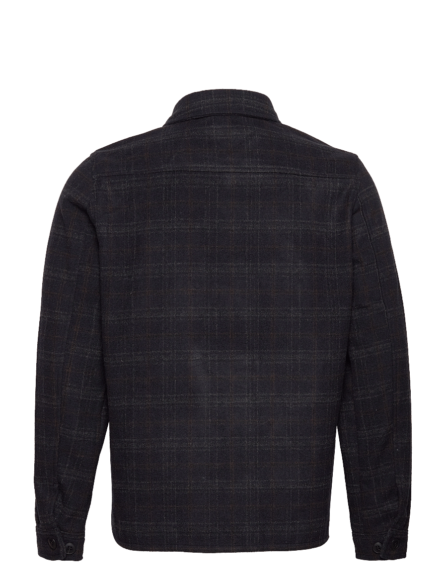 Casual Friday - CFJEUX checked shacket - herbstjacken - dark navy - 1