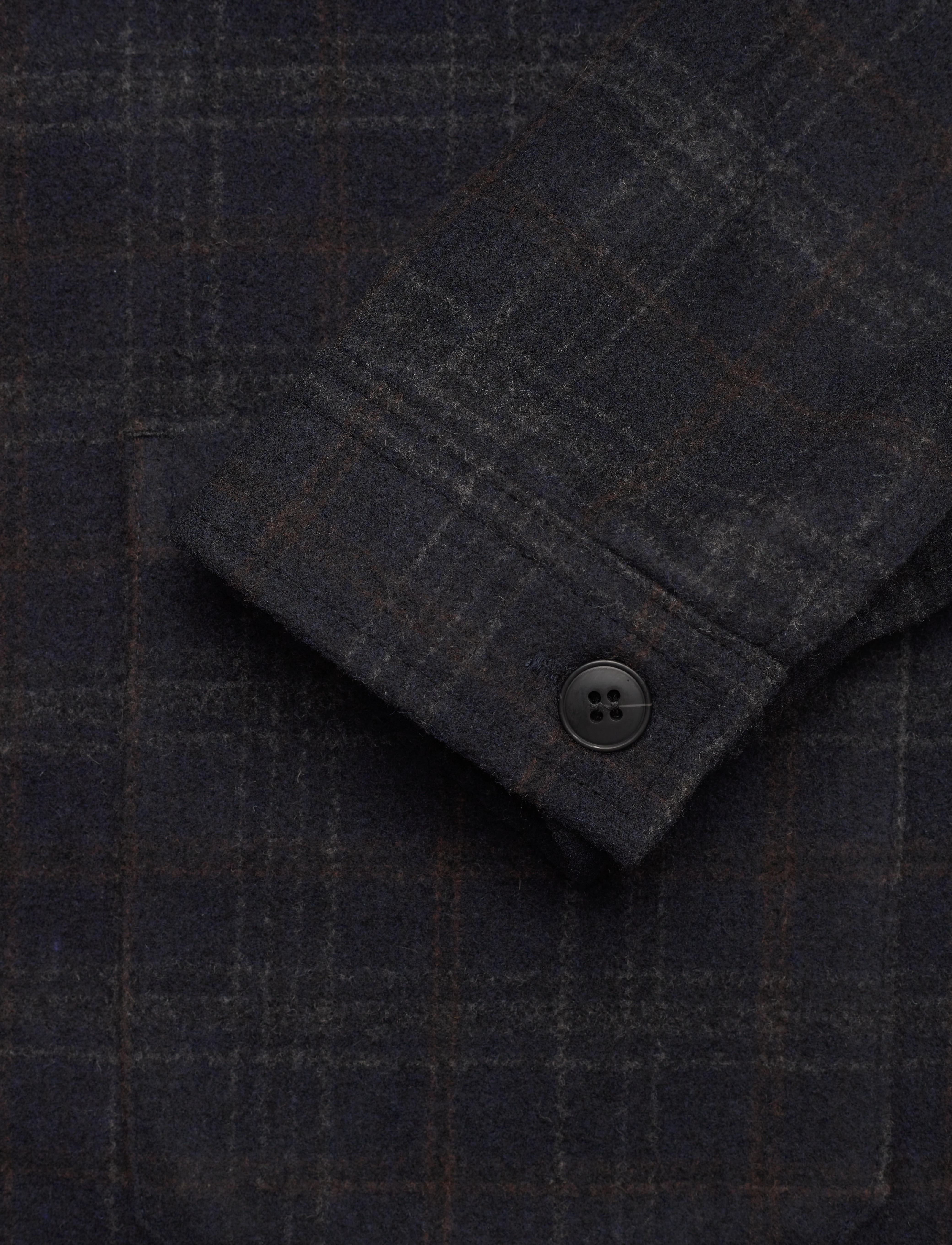 Casual Friday - CFJEUX checked shacket - vårjackor - dark navy - 3