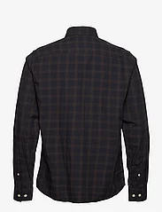 Casual Friday - Anton LS BD checked oxford shirt - checkered shirts - dark navy - 1