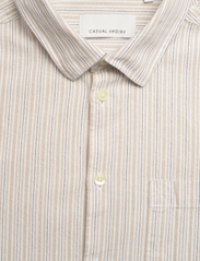 Casual Friday - CFAnton LS BU striped shirt - laveste priser - chateau gray - 6