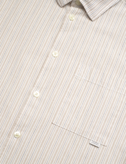 Casual Friday - CFAnton LS BU striped shirt - laveste priser - chateau gray - 7