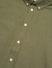 Casual Friday - CFANTON LS BD fil a fil shirt - laagste prijzen - burnt olive melange - 8