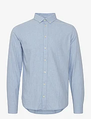 Casual Friday - CFANTON LS BD fil a fil shirt - linskjorter - chambray blue - 0