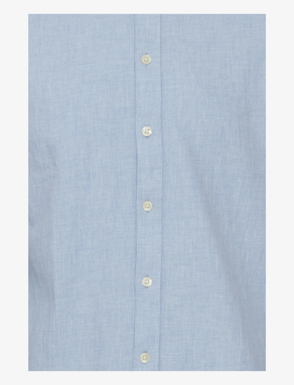 Casual Friday - CFANTON LS BD FIL A FIL SHIRT - linneskjortor - chambray blue - 3