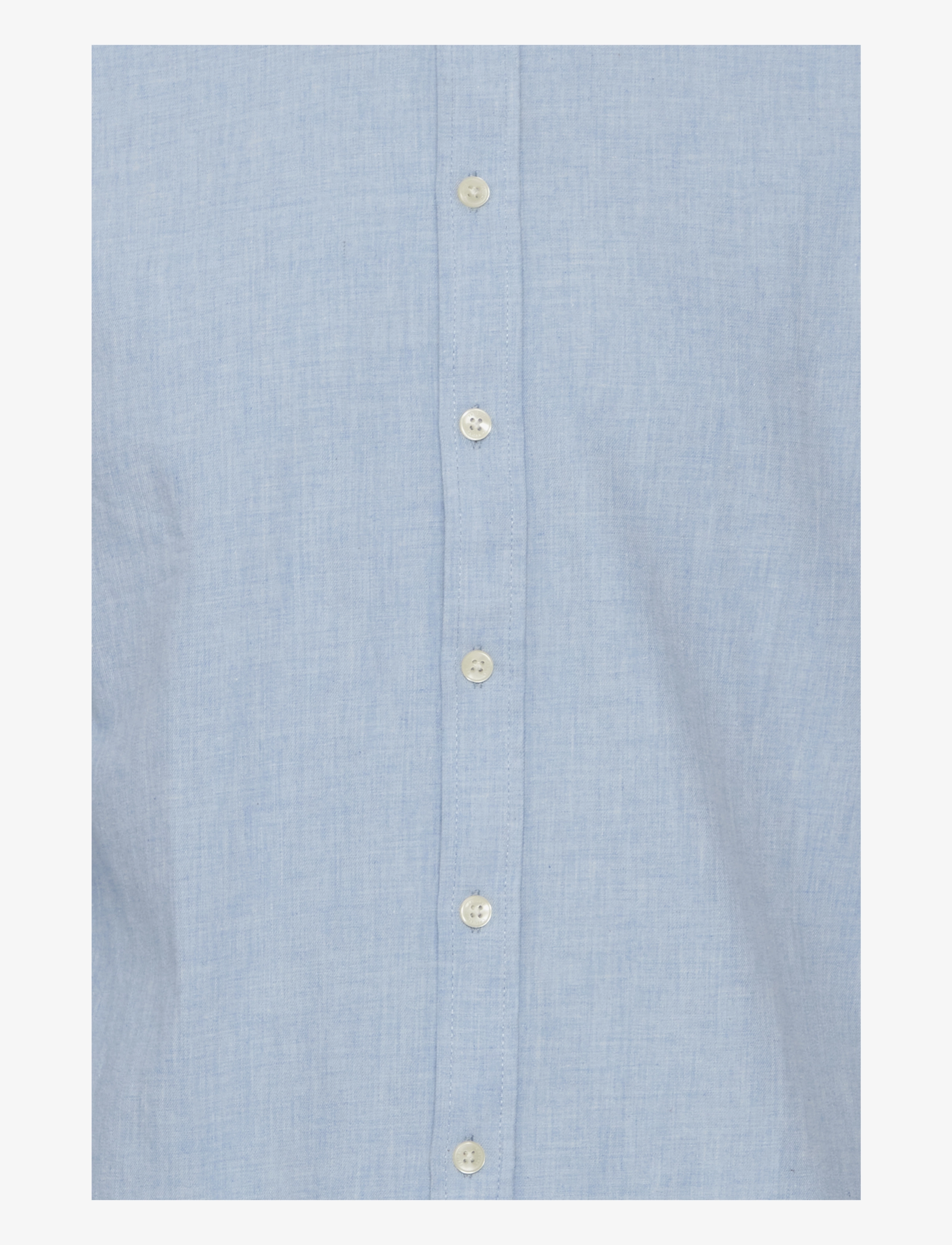 Casual Friday - CFANTON LS BD FIL A FIL SHIRT - hørskjorter - chambray blue - 3