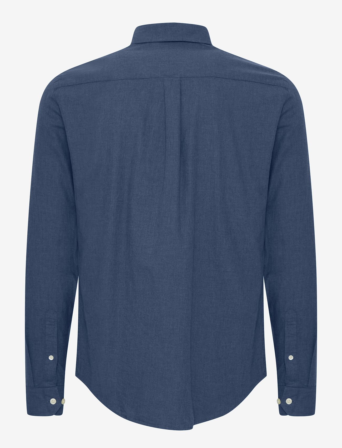 Casual Friday - CFANTON LS BD FIL A FIL SHIRT - linen shirts - dark navy melange - 2