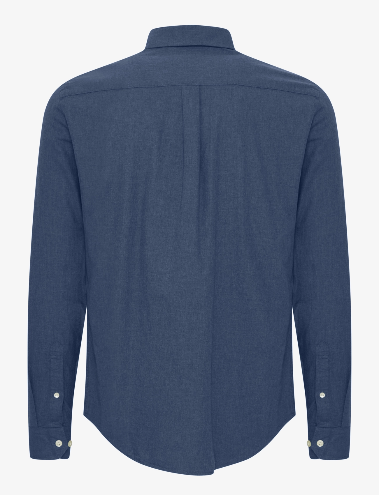 Casual Friday - CFANTON LS BD FIL A FIL SHIRT - linased särgid - dark navy melange - 2