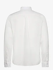 Casual Friday - CFANTON LS BD fil a fil shirt - linskjorter - snow white - 1