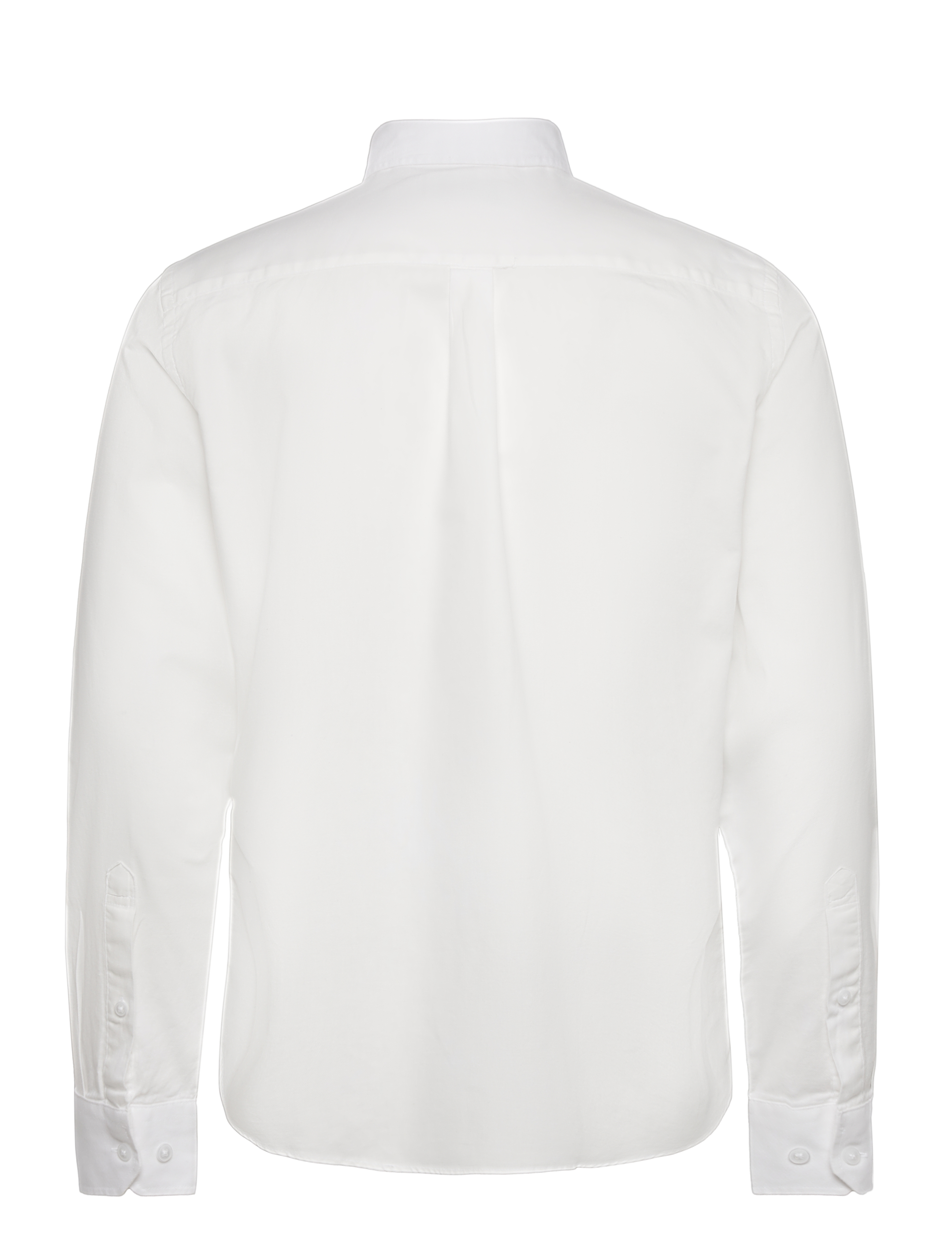 Casual Friday - CFANTON LS BD FIL A FIL SHIRT - hørskjorter - snow white - 2
