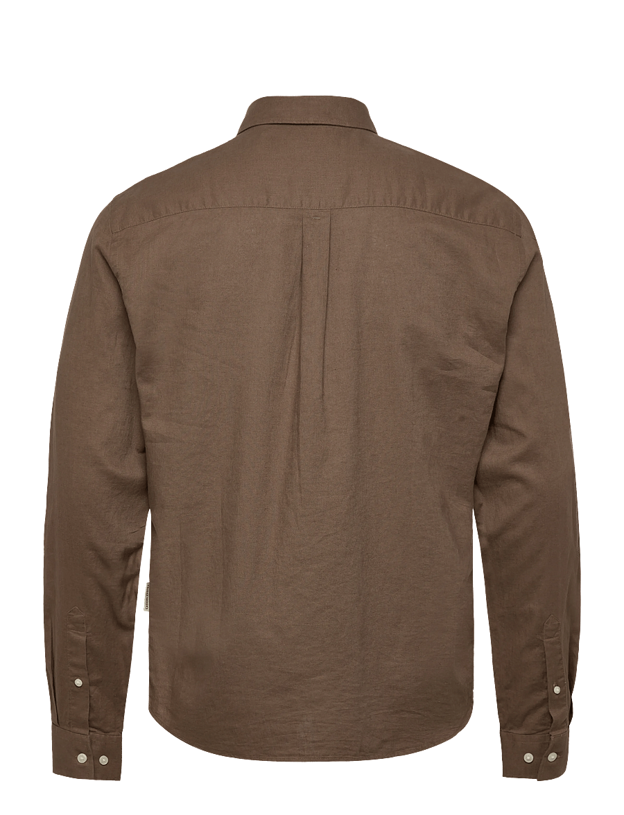 Casual Friday - CFANTON BD LS LINEN MIX - linneskjortor - cub - 1
