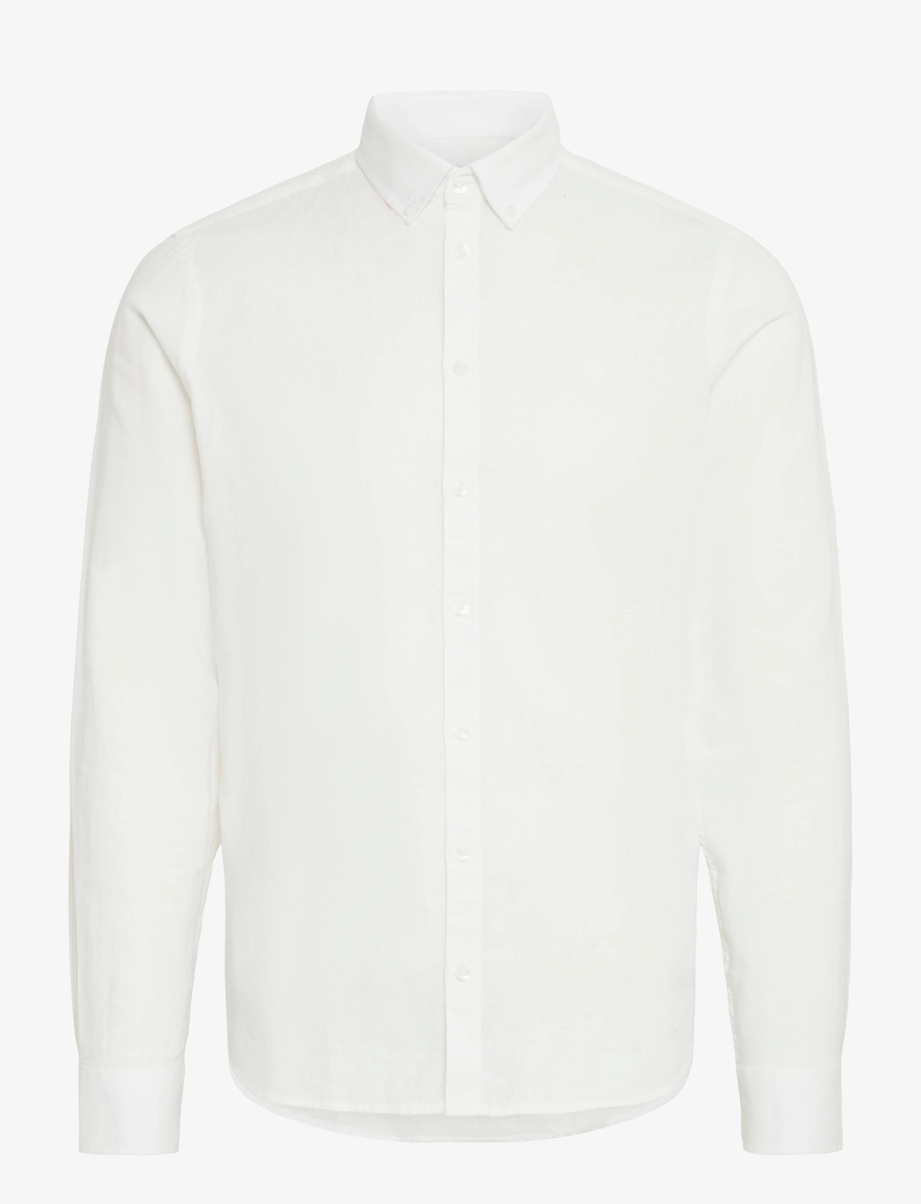 Casual Friday CFANTON BD LS LINEN MIX - Skjorter - SNOW WHITE / white