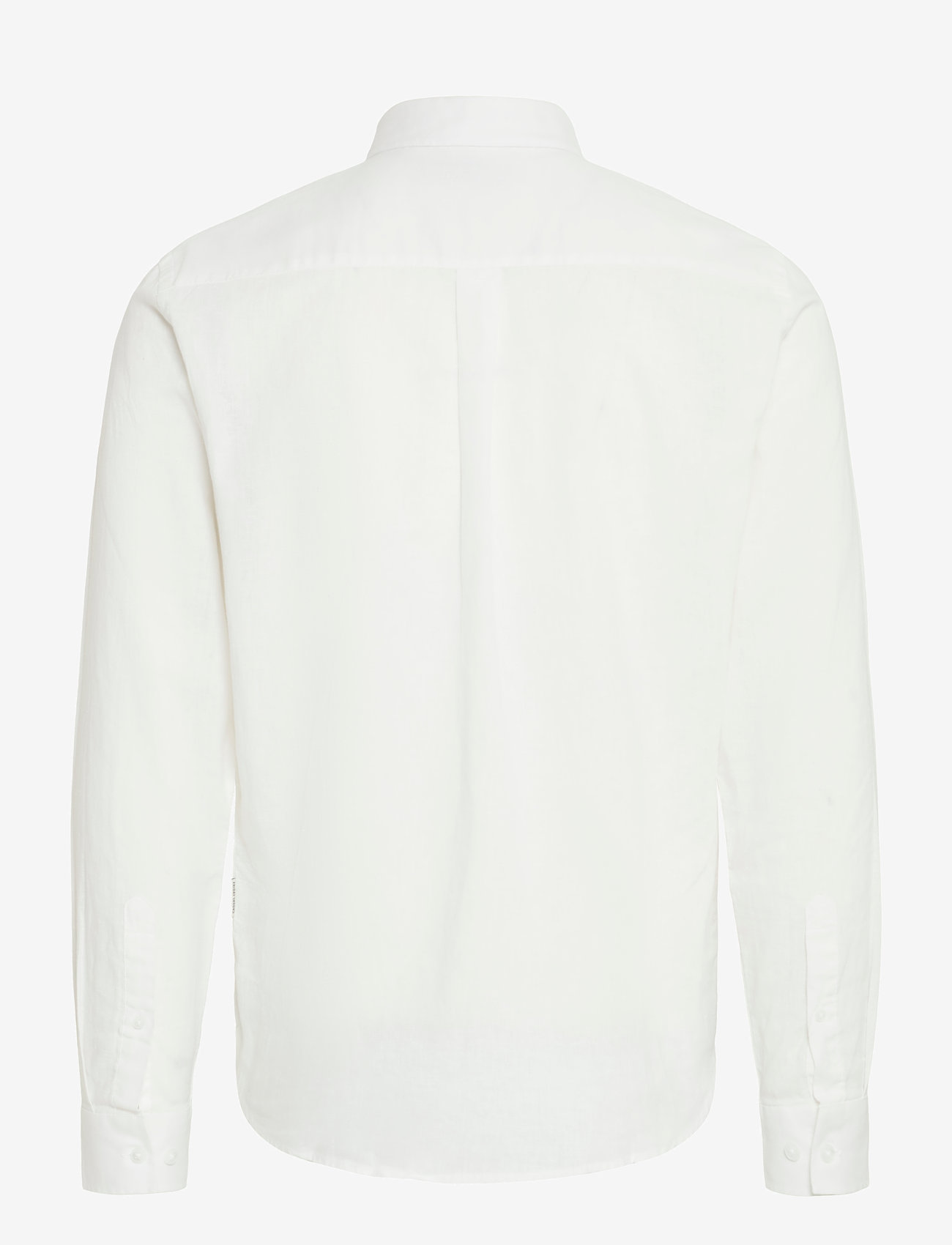Casual Friday - CFANTON BD LS LINEN MIX - hørskjorter - snow white - 2