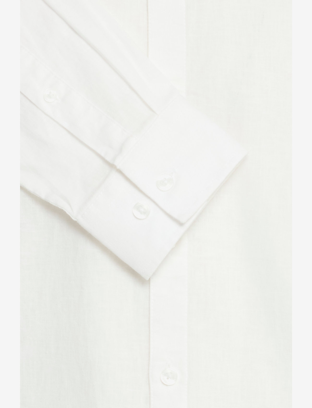 Casual Friday - CFANTON BD LS LINEN MIX - hørskjorter - snow white - 3