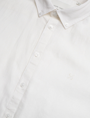 Casual Friday - CFAnton 0053 BD LS linen mix shirt - linen shirts - snow white - 3