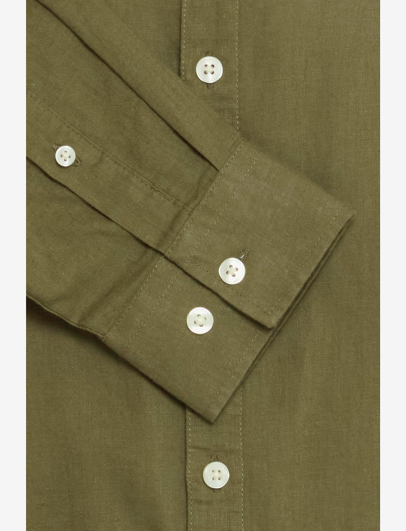 Casual Friday - CFANTON BD LS LINEN MIX - linen shirts - winter moss - 3