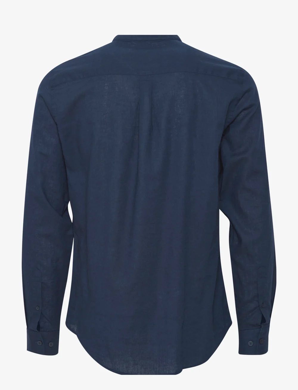Casual Friday - CFANTON 0053 CC LS linen mix shirt - linneskjortor - dark navy - 2