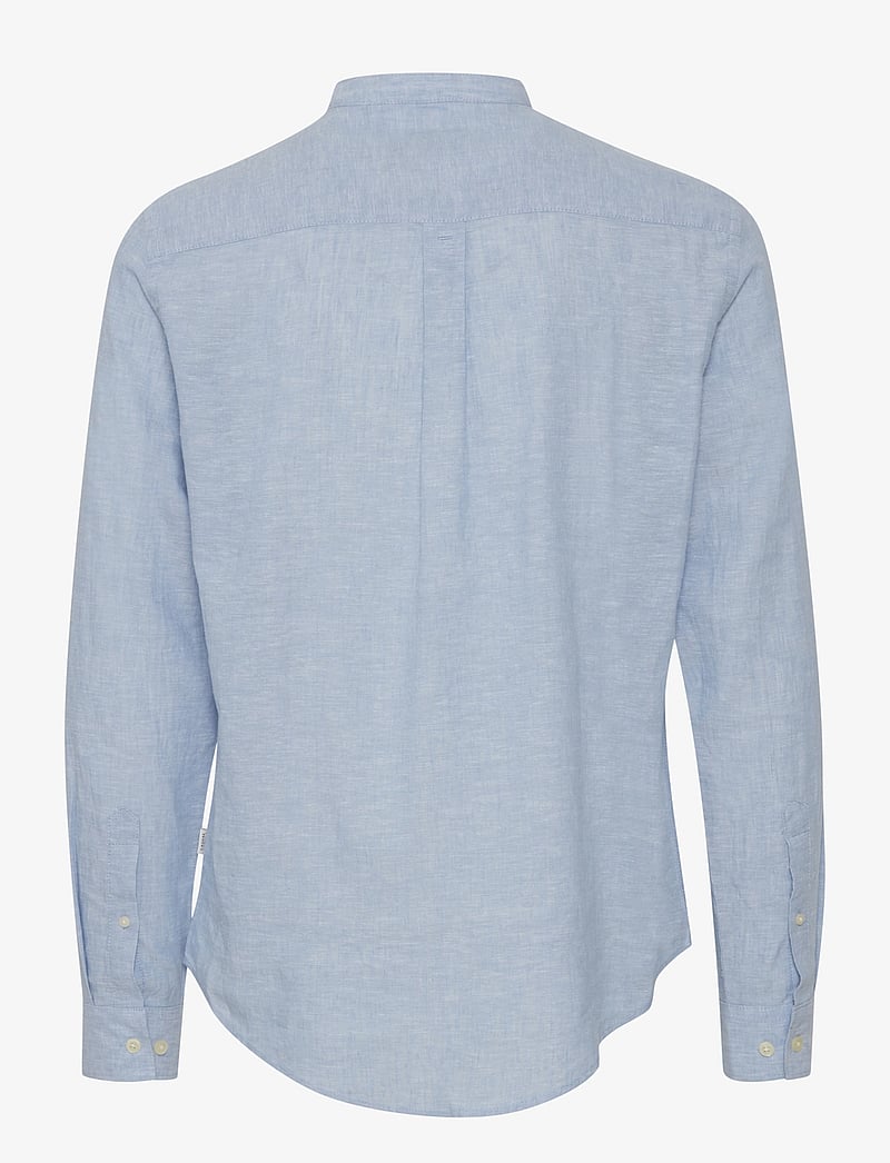 Casual Friday - CFANTON 0053 CC LS linen mix shirt - hørskjorter - silver lake blue - 2