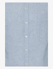 Casual Friday - CFAnton 0053 CC LS linen mix shirt - linskjorter - silver lake blue - 2