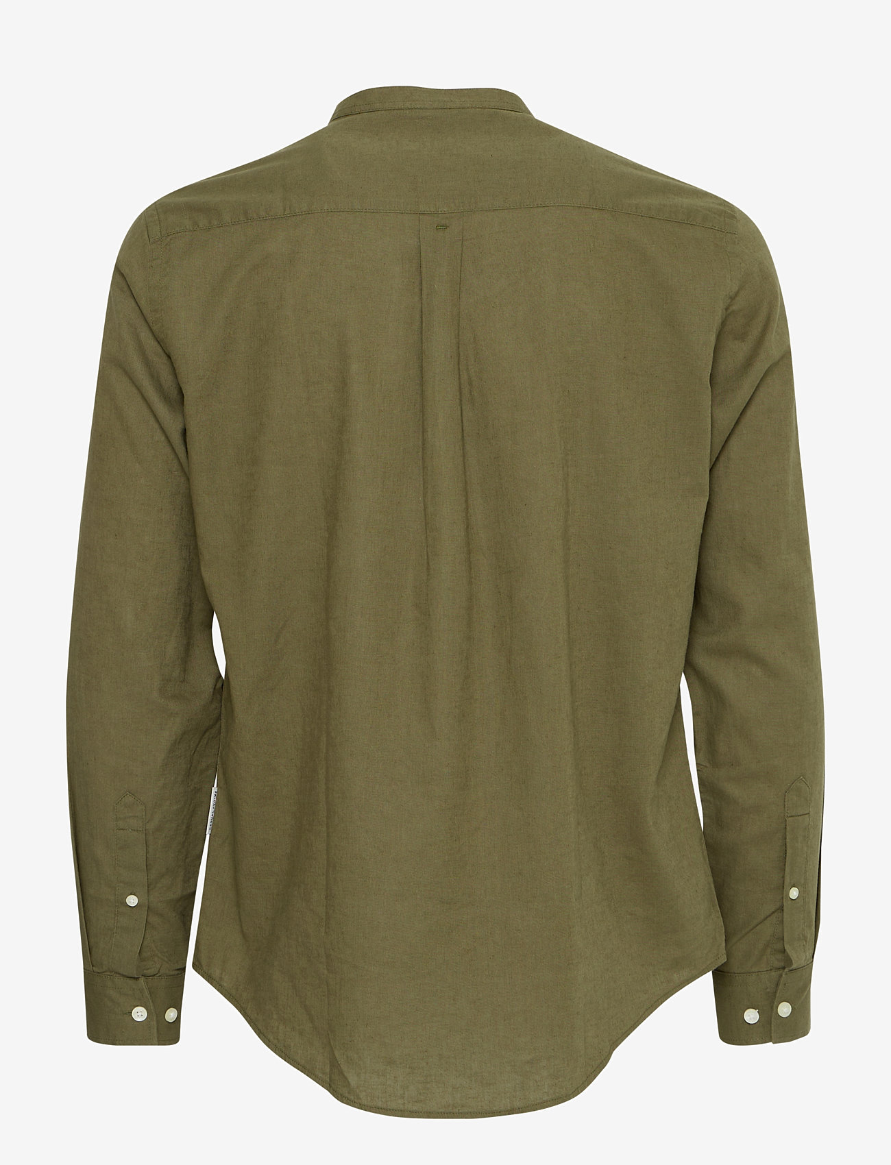 Casual Friday - CFANTON 0053 CC LS linen mix shirt - hørskjorter - winter moss - 2