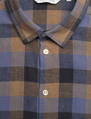 Casual Friday - CFAlvin 0053 SS checked linen mix s - ruutupaidat - ermine - 2