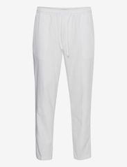 Casual Friday - CFPilou 0066 drawstring linen mix p - pantalons - bright white - 0