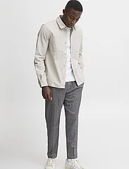 Casual Friday - CFPilou 0066 drawstring linen mix p - suit trousers - dark navy melange - 3