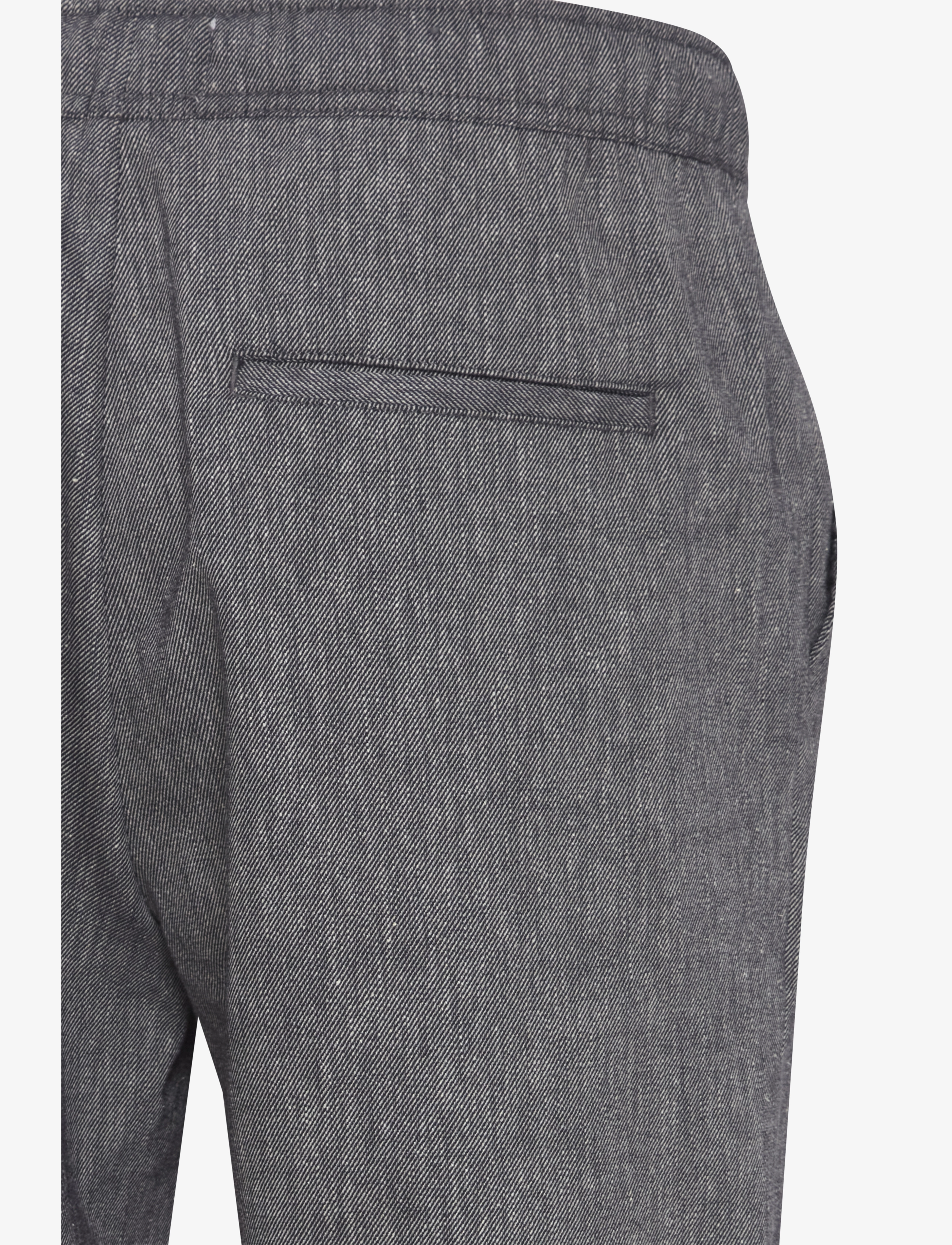 Casual Friday - CFPILOU 0066 drawstring linen mix p - dark navy melange - 3
