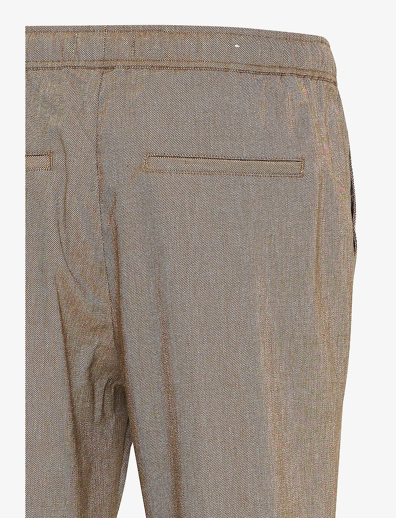 Casual Friday - CFPILOU 0066 drawstring linen mix p - leinenhosen - kangaroo melange - 3