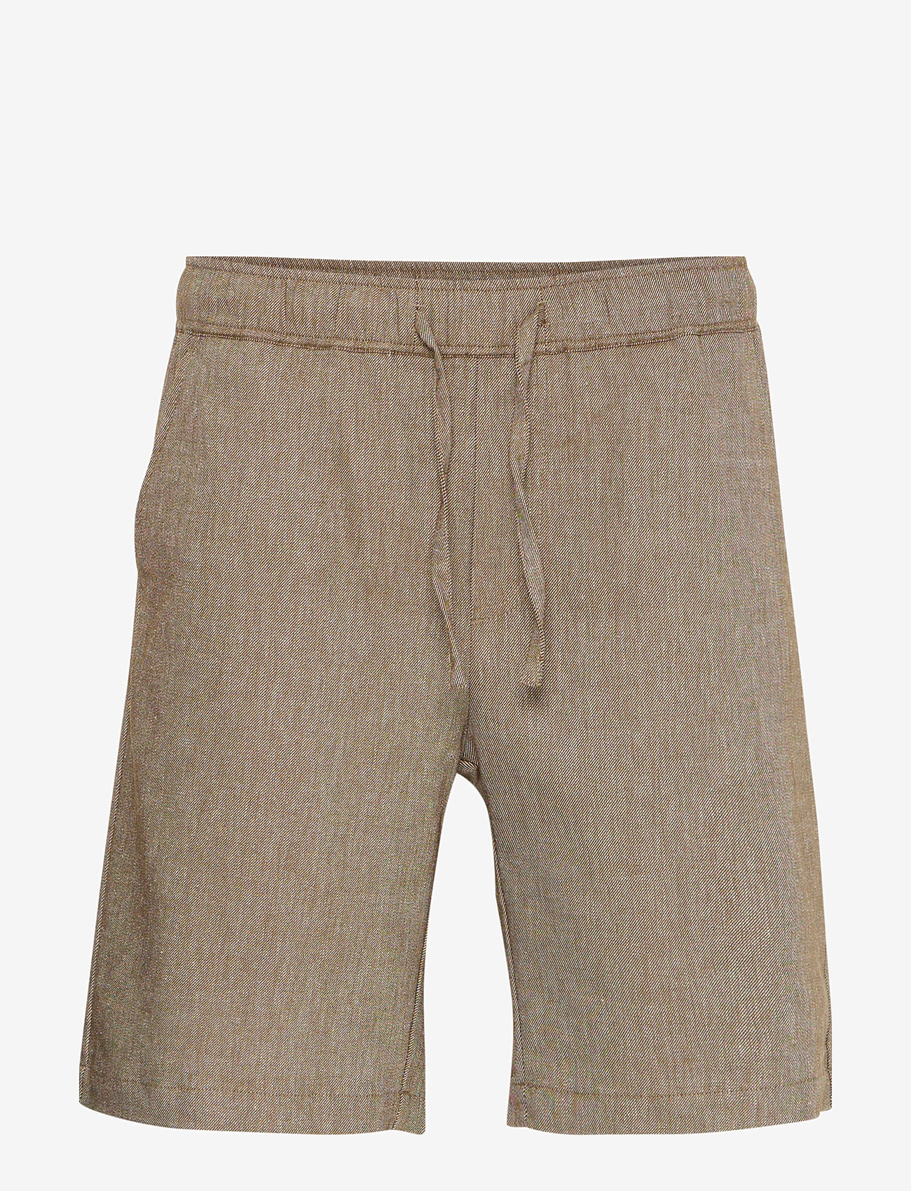 Casual Friday - CFPHELIX 0066 linen mix shorts - hörstuttbuxur - kangaroo melange - 1