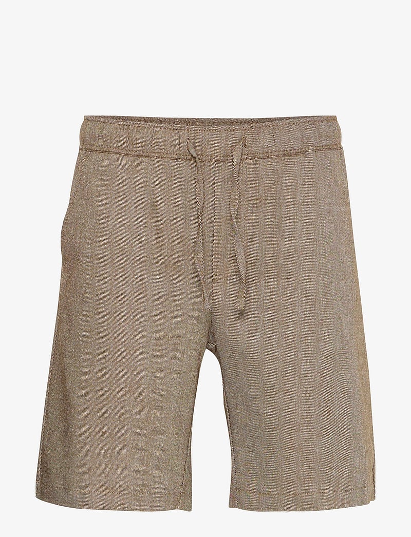 Casual Friday - CFPHELIX 0066 linen mix shorts - shorts en lin - kangaroo melange - 1