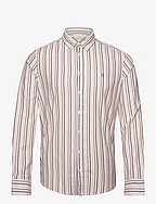 CFAnton LS BD striped oxford shirt - NUTMEG
