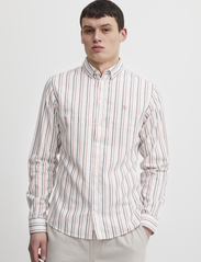 Casual Friday - CFAnton LS BD striped oxford shirt - nutmeg - 3