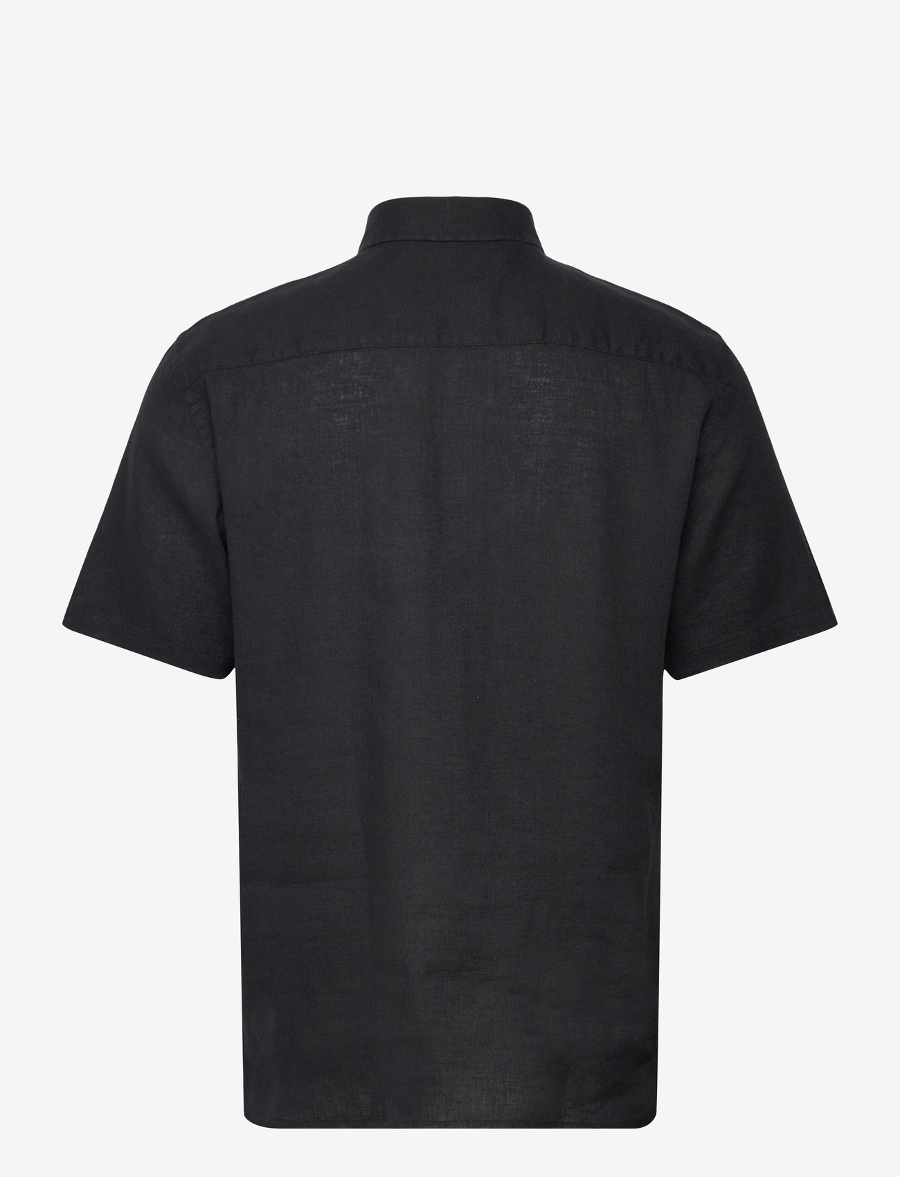 Casual Friday - CFANTON SS LINEN SHIRT - linneskjortor - black beauty - 1