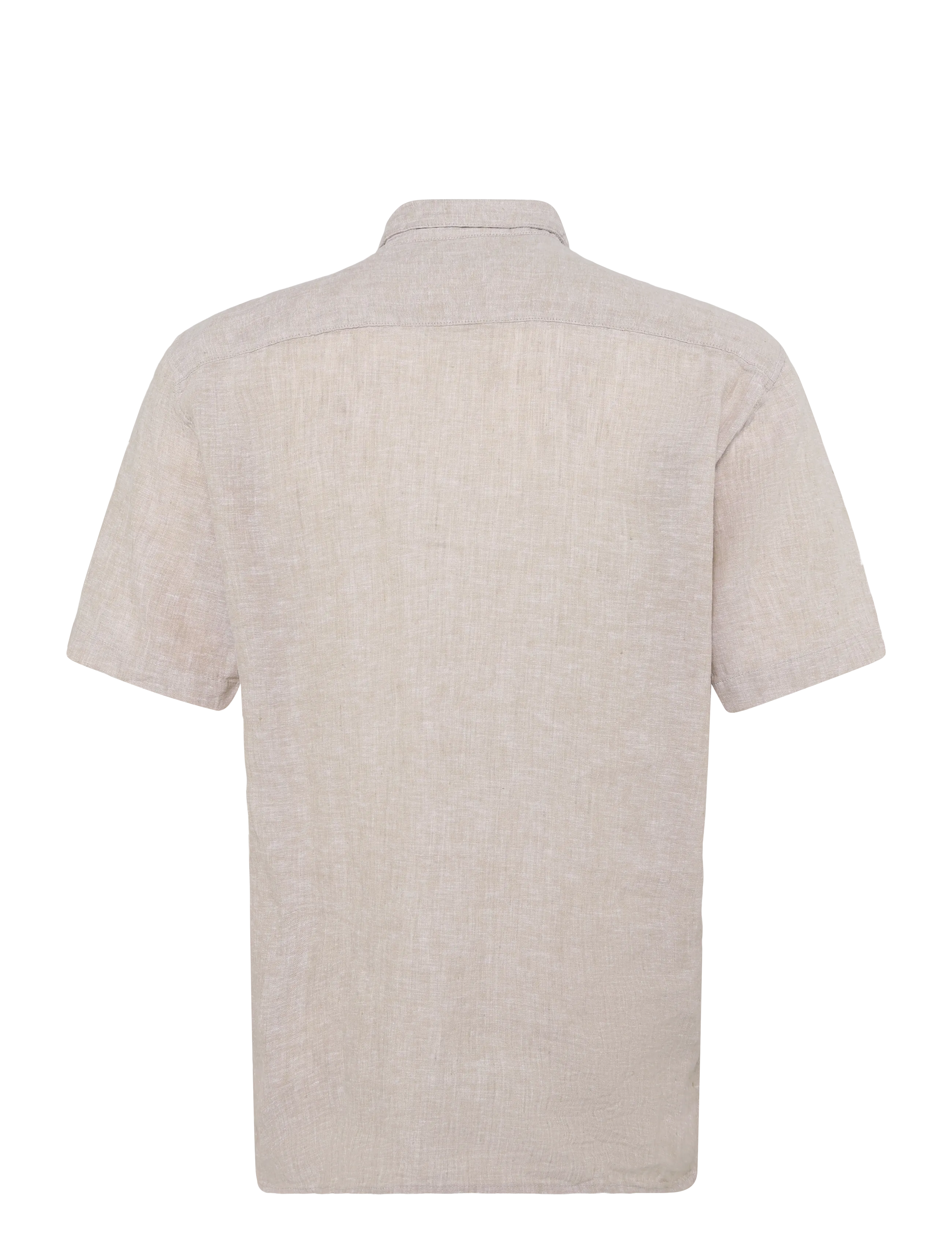 Casual Friday - CFANTON SS LINEN SHIRT - linen shirts - plaza taupe melange - 1