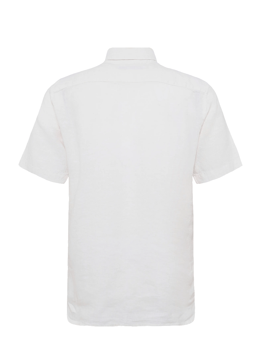 Casual Friday - CFANTON SS LINEN SHIRT - leinenhemden - snow white - 1