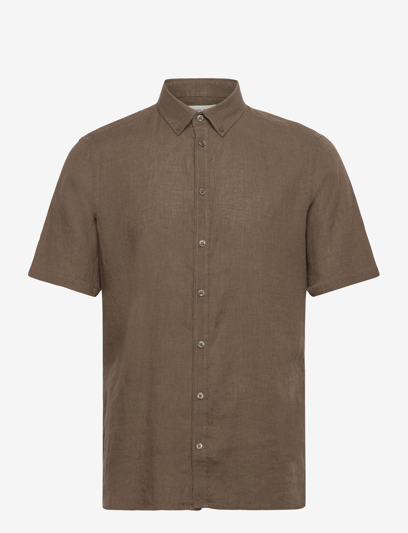 Casual Friday - CFANTON SS LINEN SHIRT - linased särgid - wren - 0